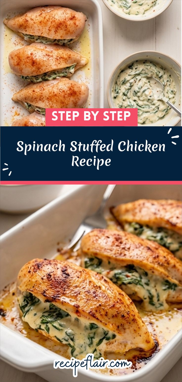 Spinach Stuffed Chicken Recipe