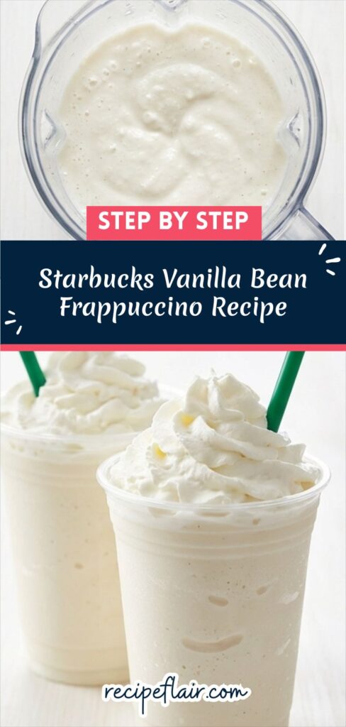 Starbucks Vanilla Bean Frappuccino Recipe