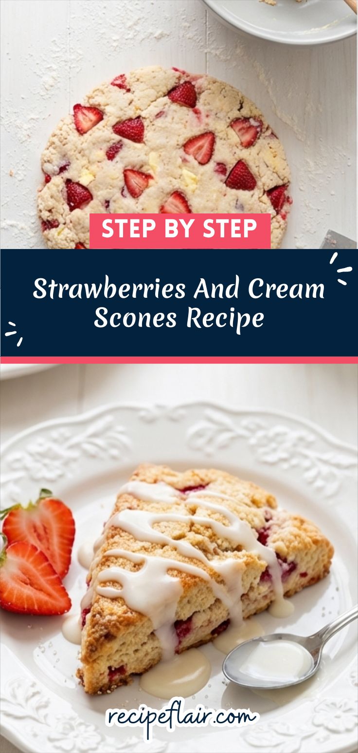 Strawberries And Cream Scones Recipe