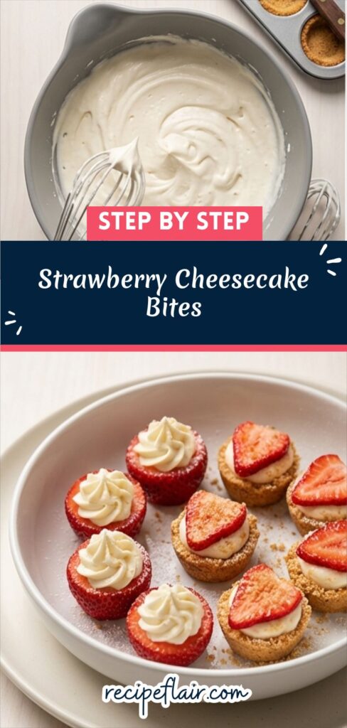 Strawberry Cheesecake Bites Recipe