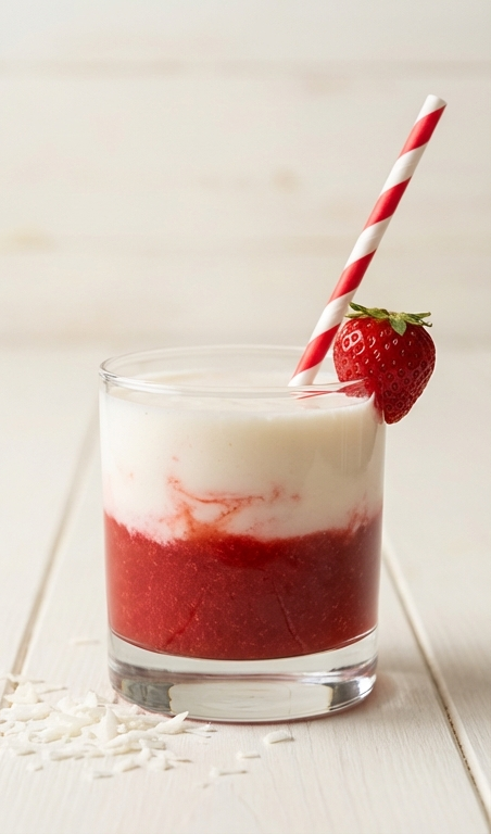 Strawberry Daiquiri Recipe with Coconut for Summer Parties