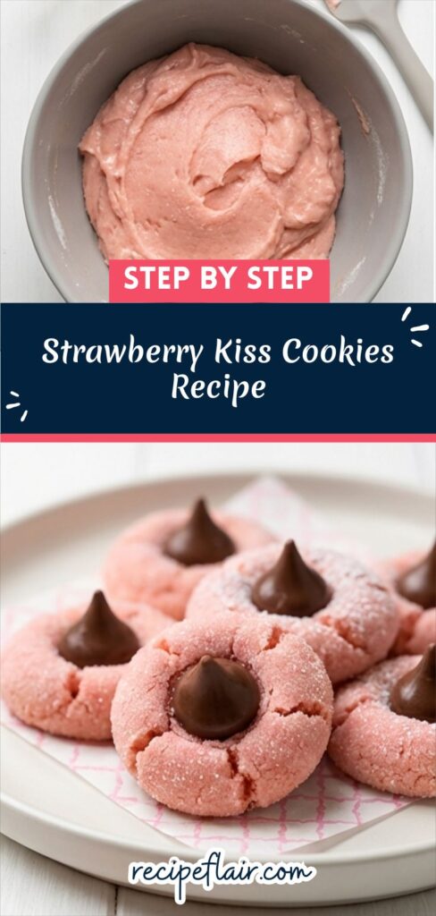 Strawberry Kiss Cookies Recipe