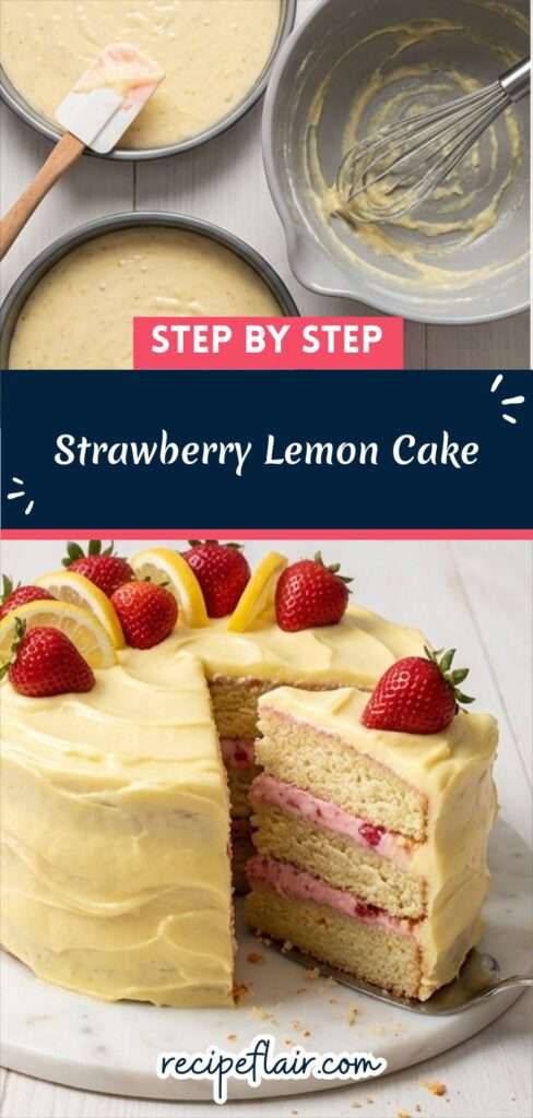 Strawberry Lemon Cake Recipe