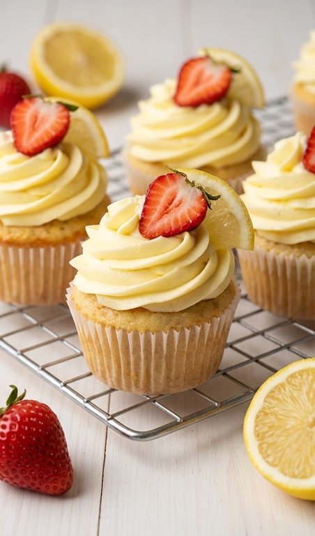 Easter Sweets Strawberry Lemonade Cupcakes Recipe to Impress