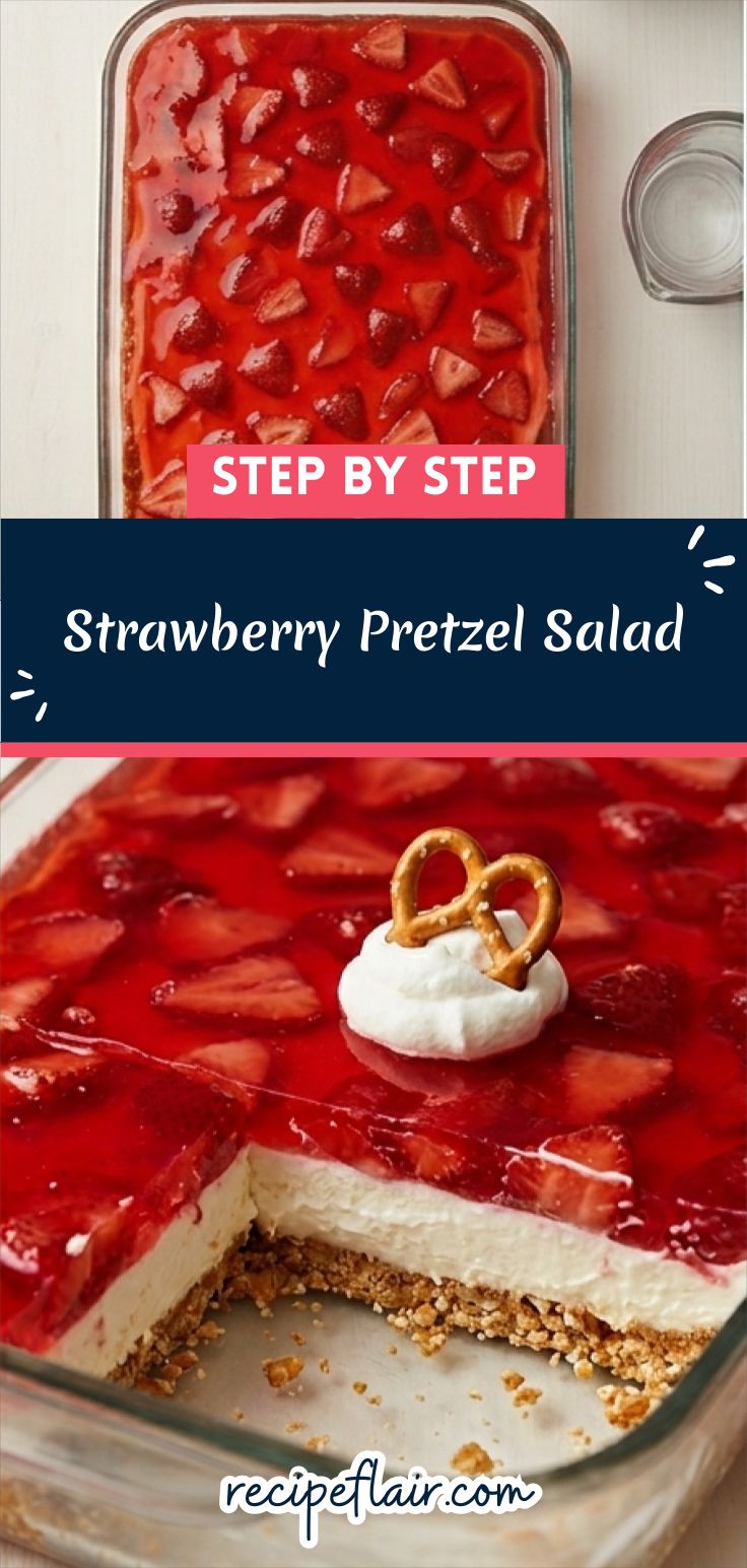 Strawberry Pretzel Salad Recipe