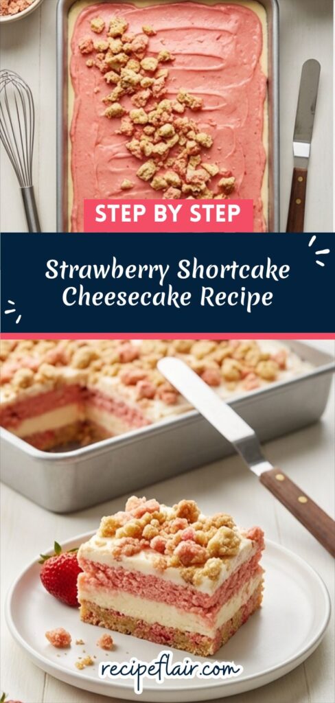 Strawberry Shortcake Cheesecake Recipe