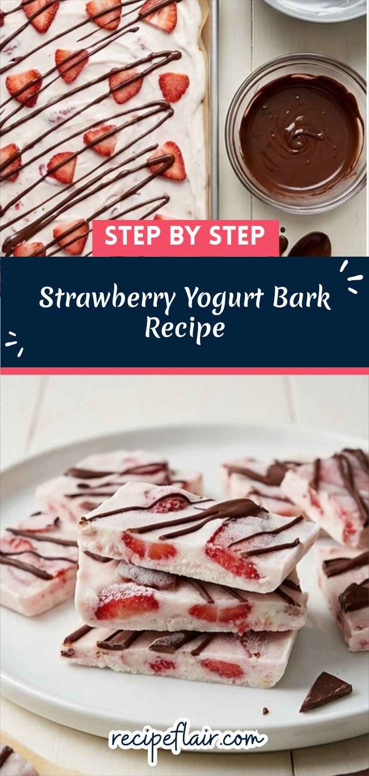 Strawberry Yogurt Bark Recipe