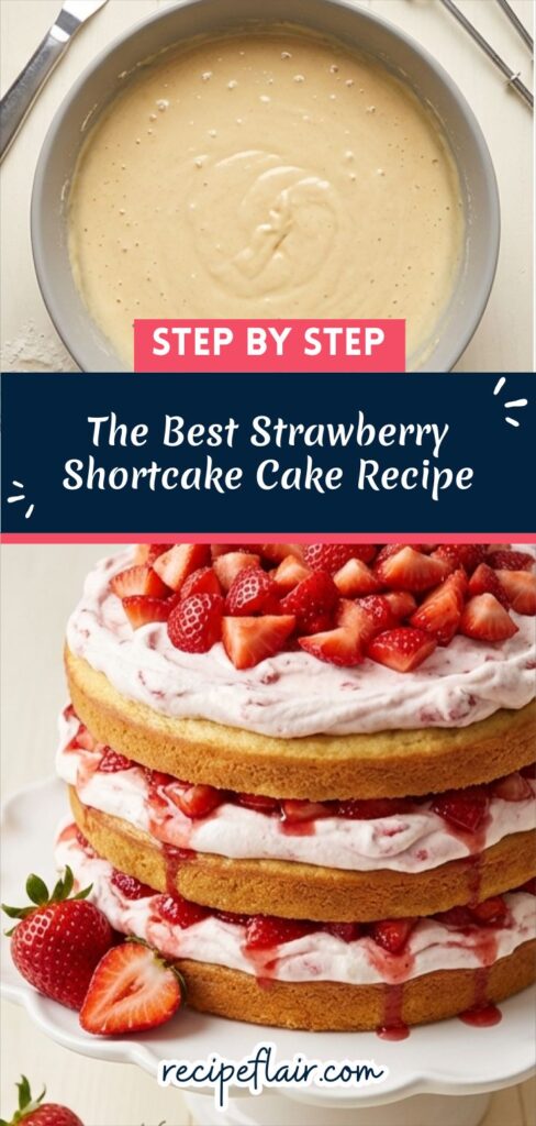 The Best Strawberry Shortcake Cake Recipe