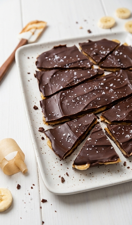 3-Ingredient Chocolate Banana Bark Recipe – Viral Dessert Recipes