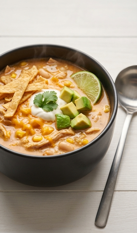 Healthy Easy White Chicken Chili Recipe for Cozy Family Dinners