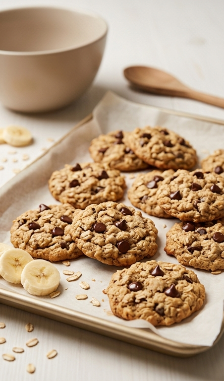 Healthy Snacks Recipe: 3-Ingredient Banana Oatmeal Cookies