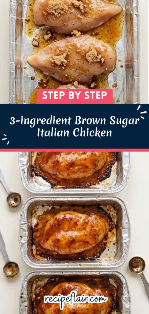 3-ingredient Brown Sugar Italian Chicken Recipe