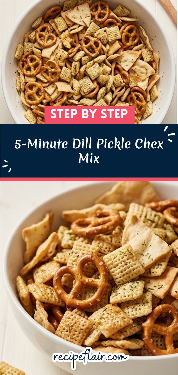 5-Minute Dill Pickle Chex Mix