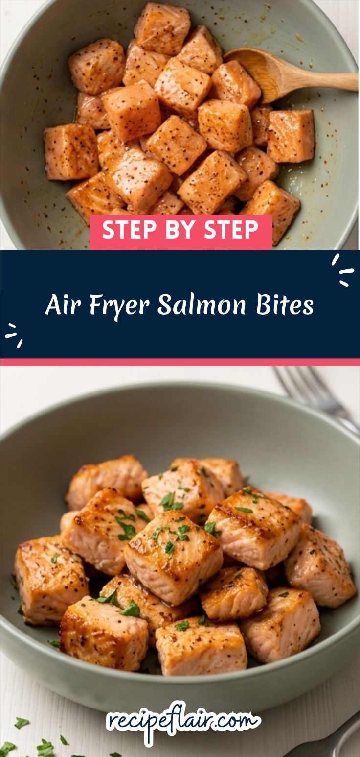 Air Fryer Salmon Bites Recipe