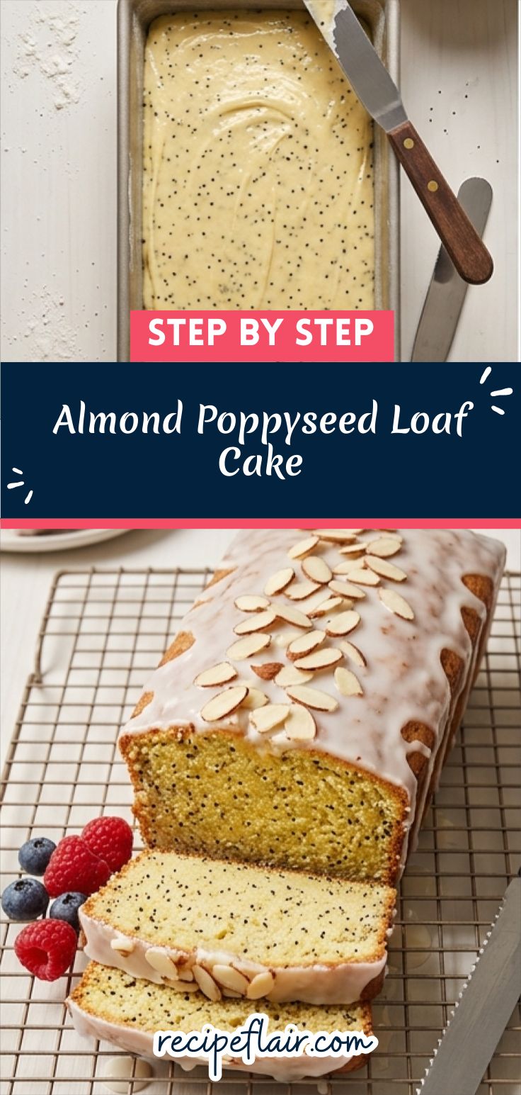 Almond Poppyseed Loaf Cake Recipe