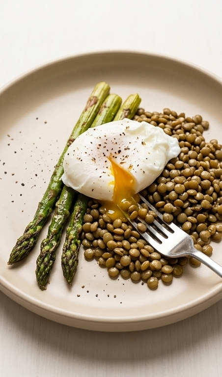 Asparagus-and-Green-Lentils-with-Poached-Egg-pin1