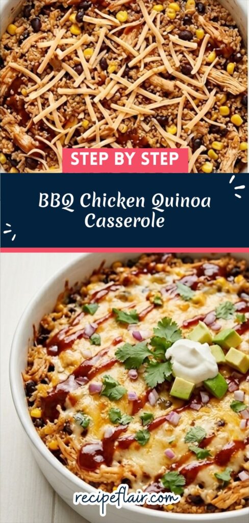 BBQ Chicken Quinoa Casserole