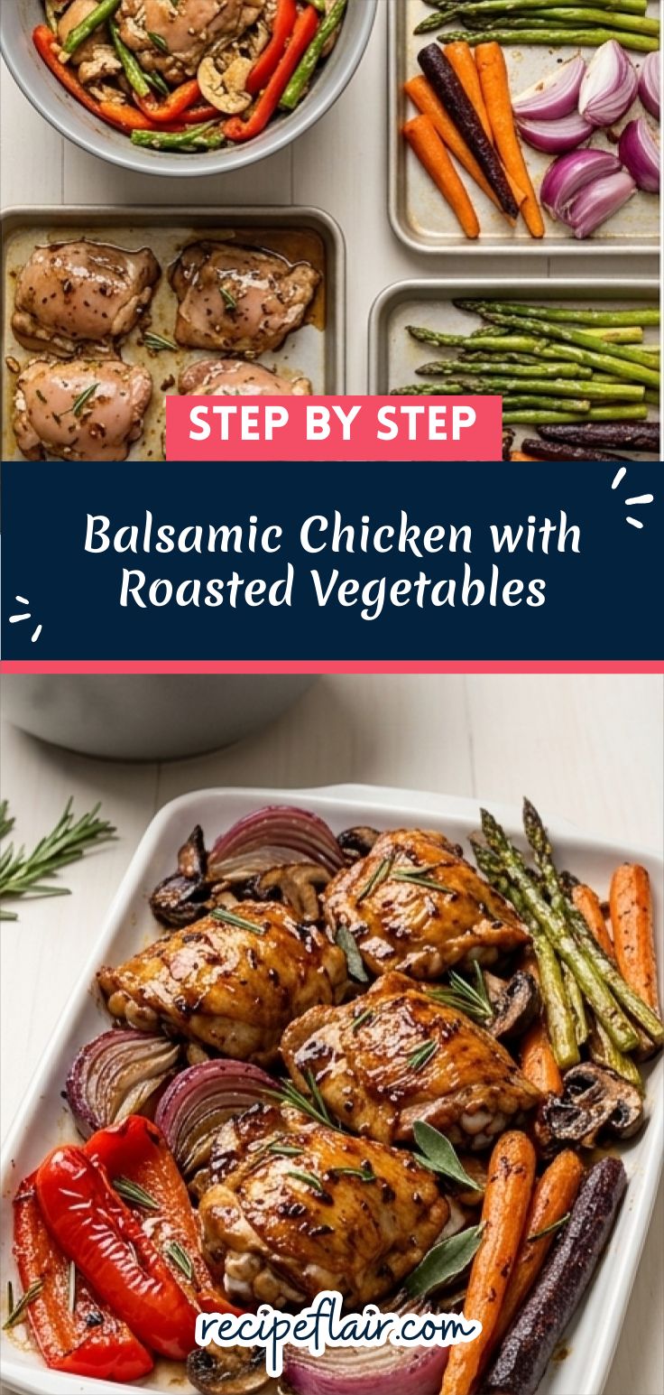 Balsamic Chicken with Roasted Vegetables