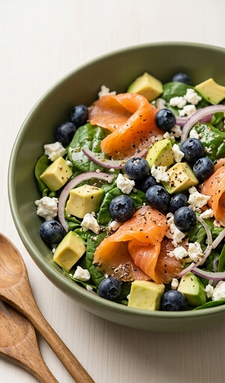 Brain-Power-Salad--Spinach-Salad-with-Salmon--Avocado-and-Blueberries--pin1