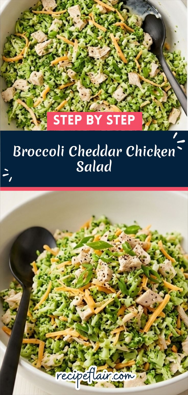 Broccoli Cheddar Chicken Salad