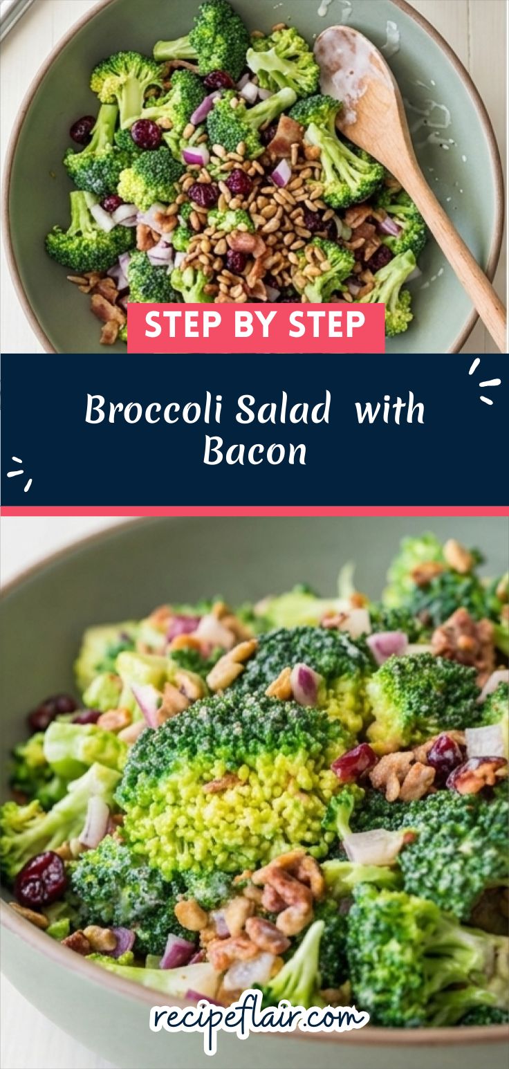 Broccoli Salad Recipe with Bacon