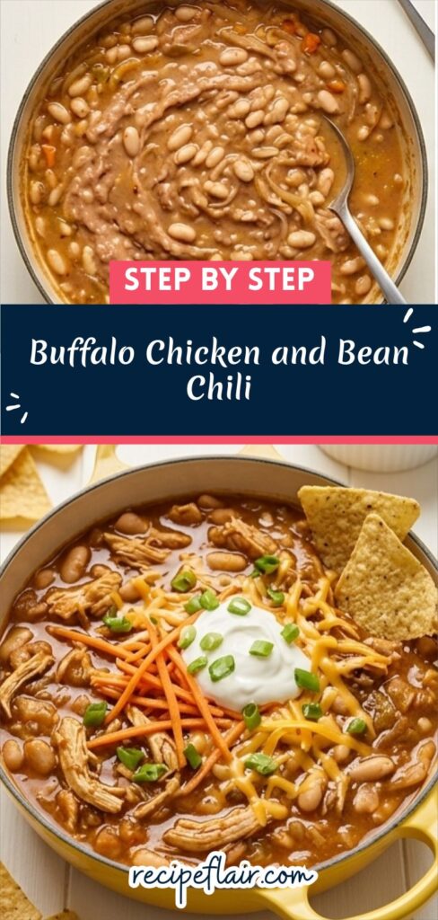 Buffalo Chicken and Bean Chili