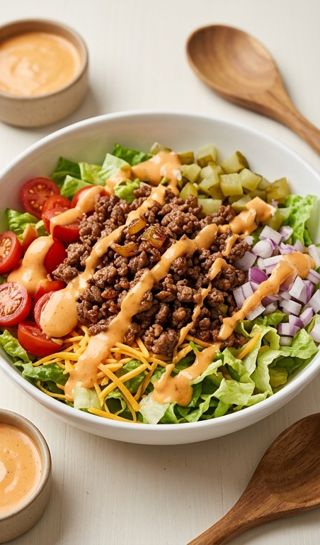 Easy Burger Bowls Recipe: Healthy Ground Beef Dinner Idea