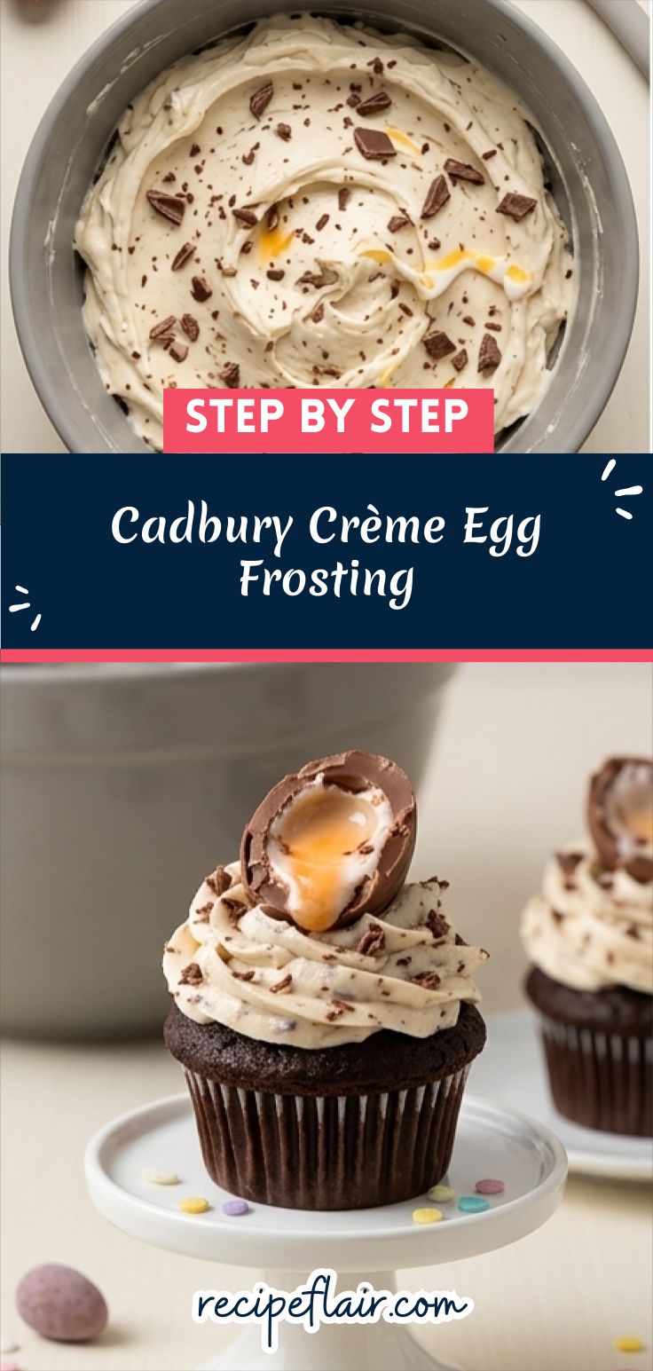Cadbury Crème Egg Frosting