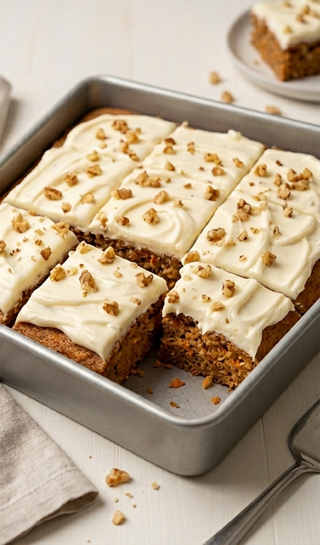 Easy Carrot Cake Bars Recipe – Best Spring Cake for Parties