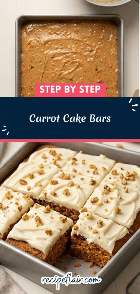Carrot Cake Bars Recipe