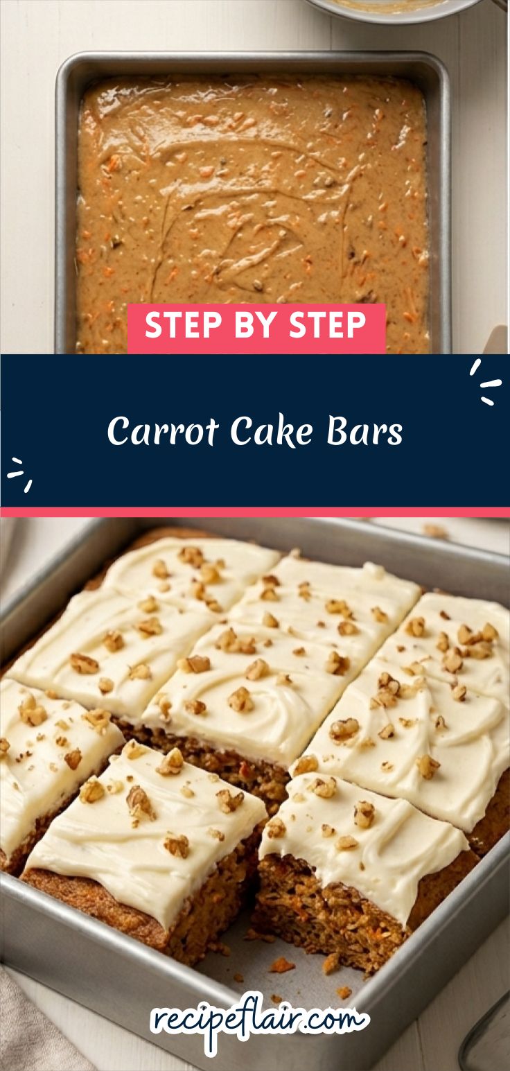 Carrot Cake Bars Recipe
