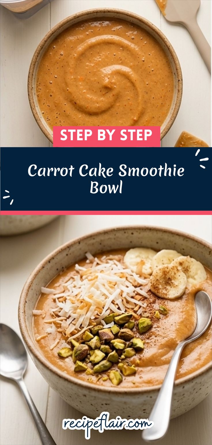 Carrot Cake Smoothie Bowl