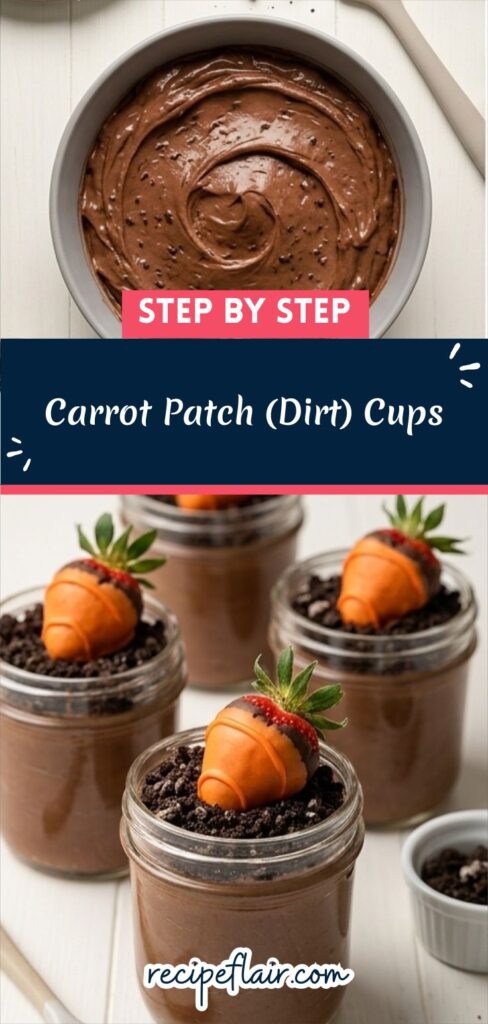 Carrot Patch "Dirt" Cups