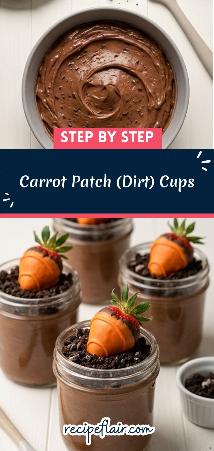 Carrot Patch "Dirt" Cups