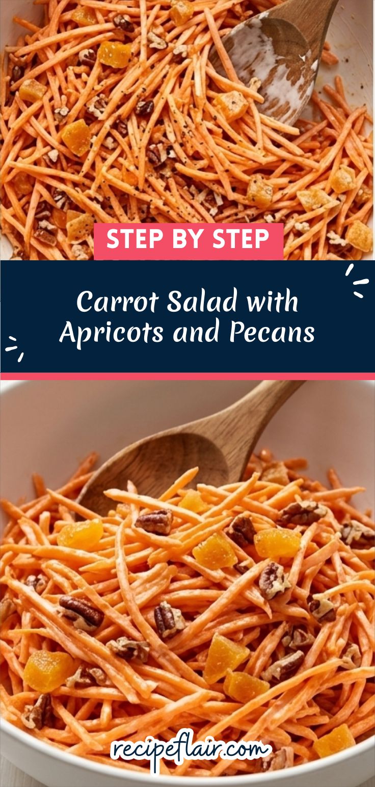 Carrot Salad with Apricots and Pecans