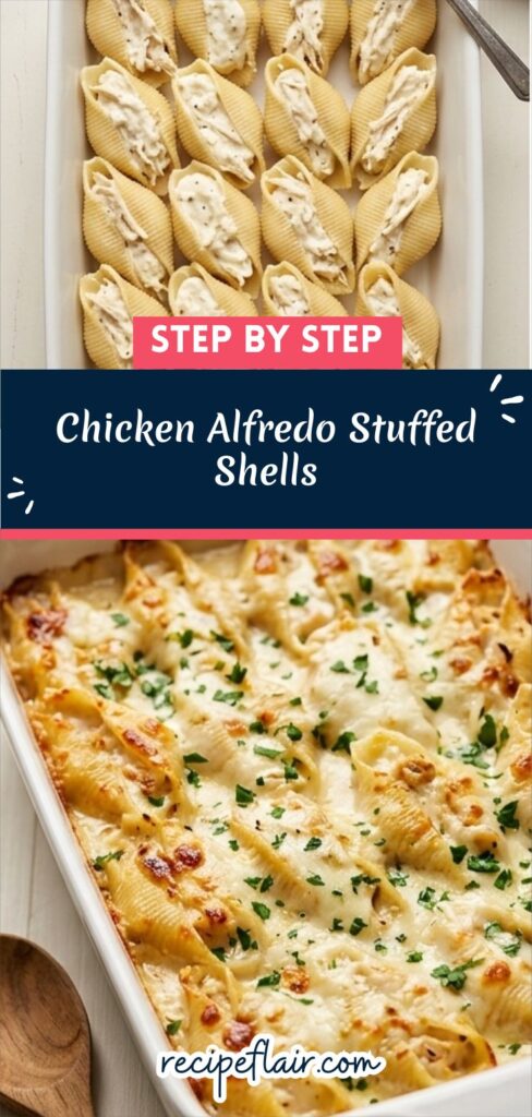 Chicken Alfredo Stuffed Shells Recipe