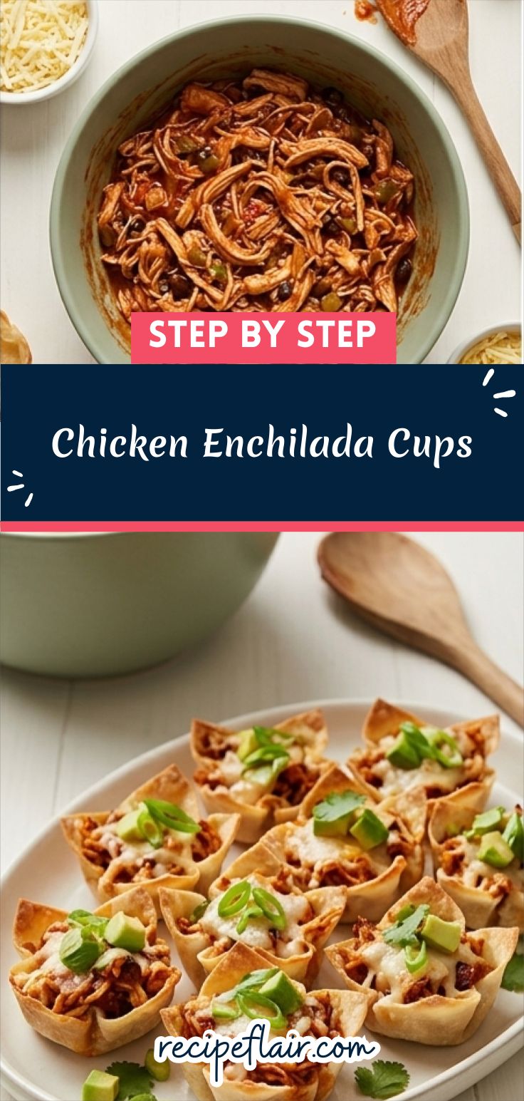 Chicken Enchilada Cups