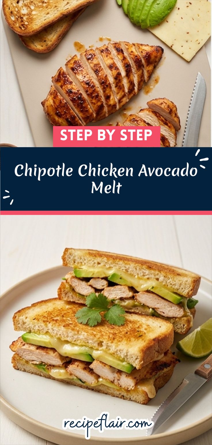 Chipotle Chicken Avocado Melt Recipe