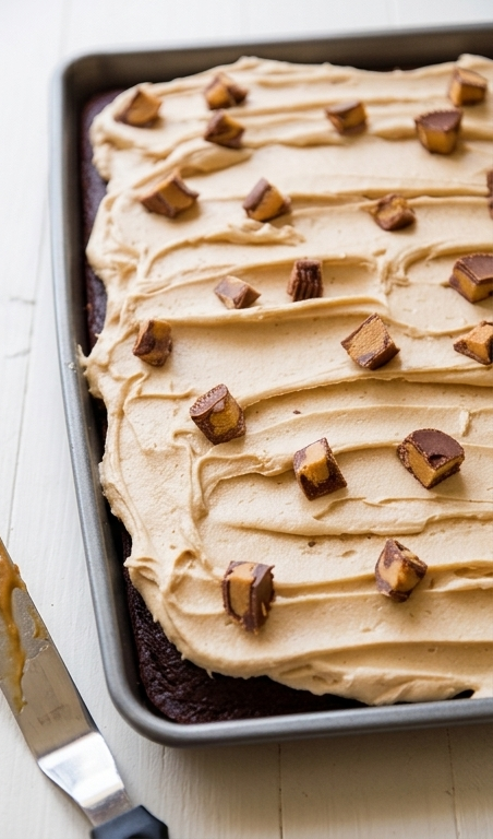 Chocolate-Sheet-Cake-with-Creamy-Peanut-Butter-Frosting-pin1