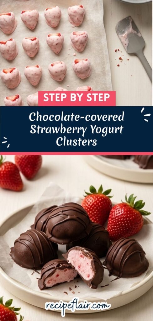 Chocolate-covered Strawberry Yogurt Clusters Recipe
