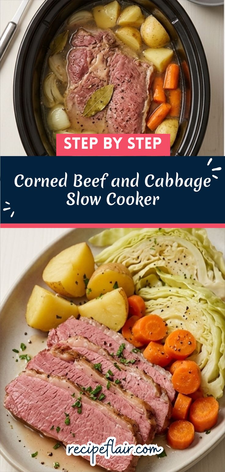 Corned Beef and Cabbage Slow Cooker Recipe