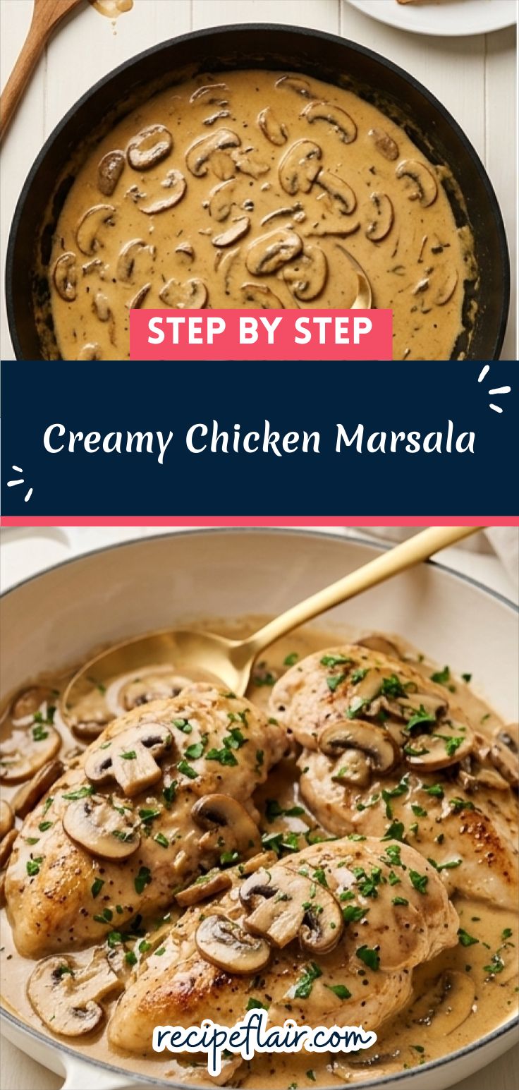 Creamy Chicken Marsala
