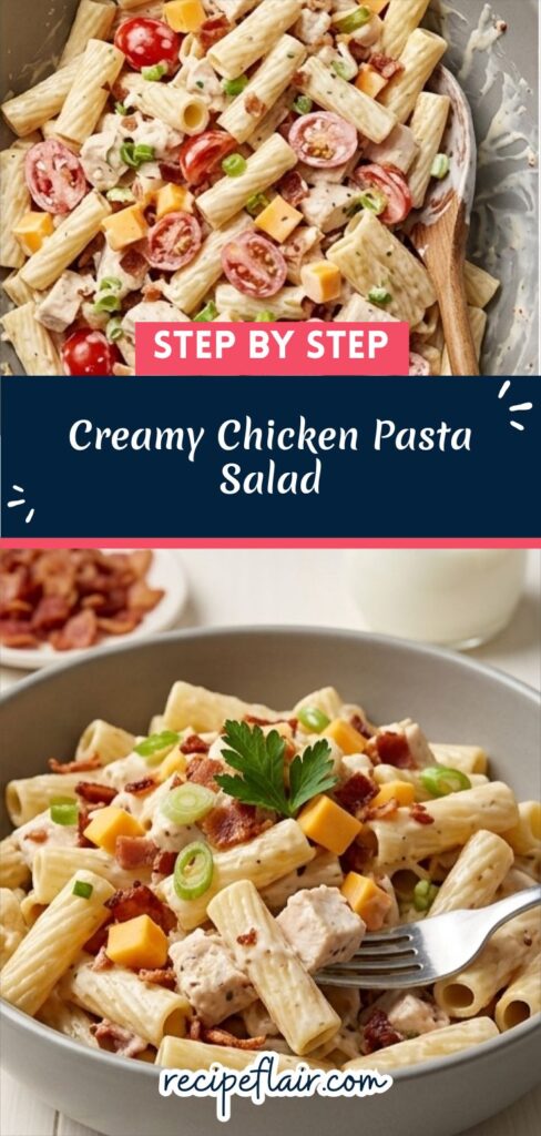 Creamy Chicken Pasta Salad
