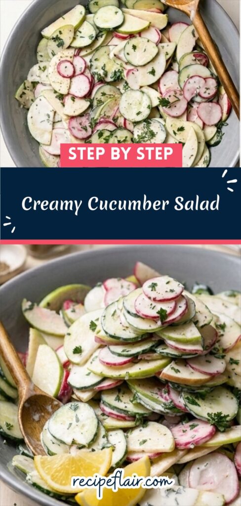 Creamy Cucumber Salad Recipe