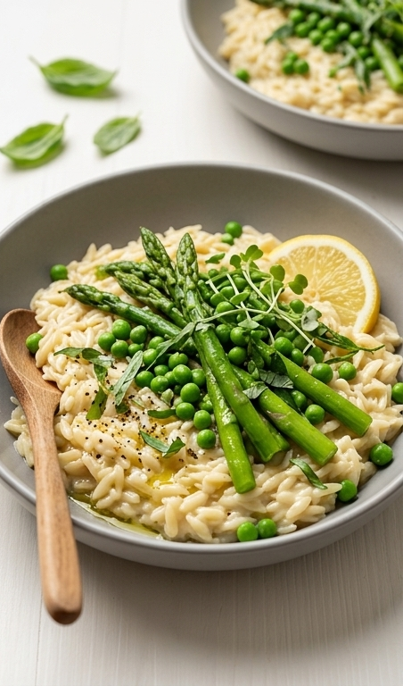 Creamy-Orzo-with-Asparagus-and-Peas-pin1