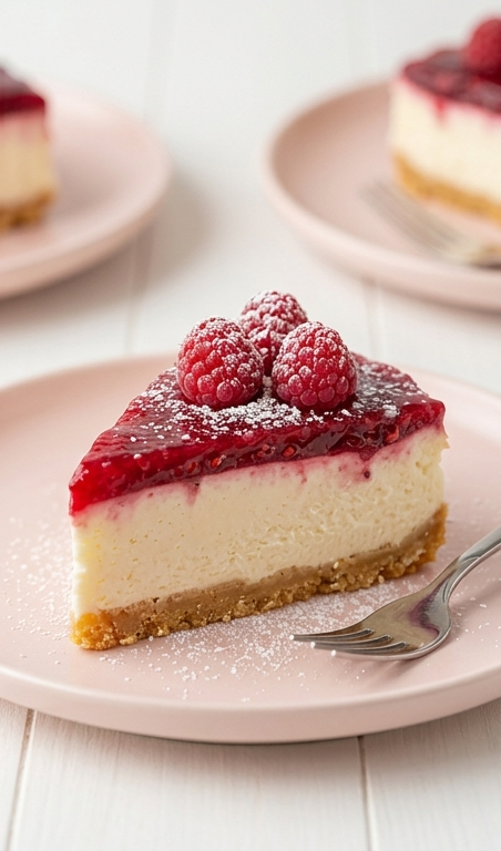 Creamy Raspberry Cheesecake Recipe – Perfect Spring Cake Idea