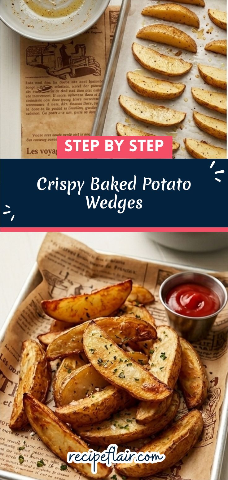 Crispy Baked Potato Wedges