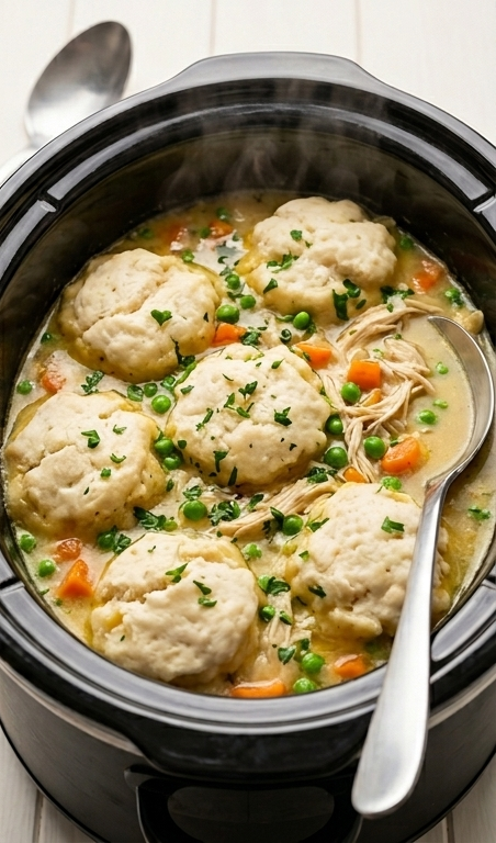Crockpot-Chicken-and-Dumplings-Recipe-pin1