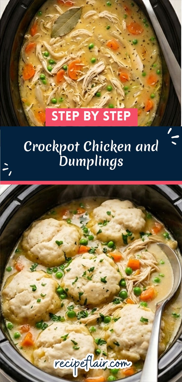 Crockpot Chicken and Dumplings Recipe