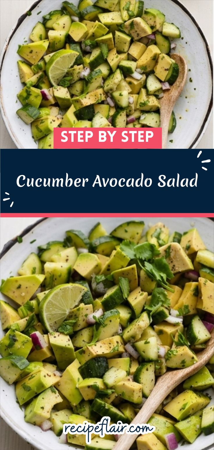 Cucumber Avocado Salad